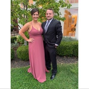 Azazie Desert Rose Bridesmaid Dress